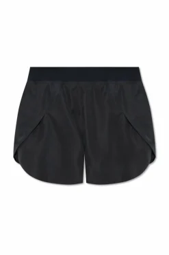 JIL SANDER+ CZARNY Szorty z nadrukowanym logo