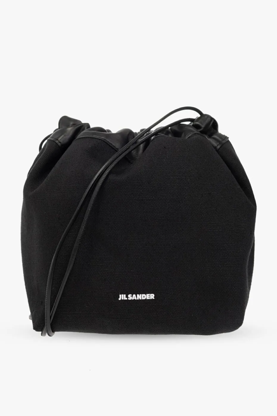 JIL SANDER CZARNY Torba ‘Dumpling’ typu ‘bucket’