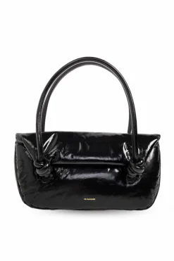 JIL SANDER CZARNY Torba na ramię ‘Knott Small’