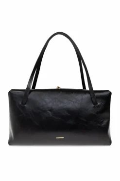 JIL SANDER CZARNY Torba na ramię ‘Goji Pillow Medium’