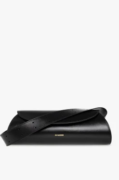 JIL SANDER CZARNY Torba na ramię ‘Cannolo Medium’