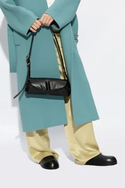 JIL SANDER CZARNY Torba na ramię ‘Cannolo Small’