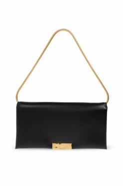 JIL SANDER CZARNY Torba na ramię `Carent`
