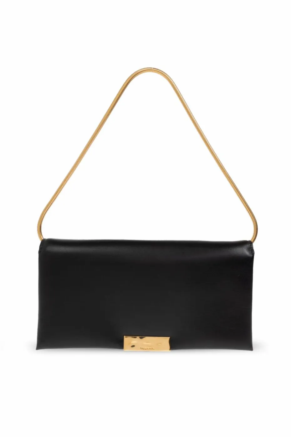 JIL SANDER CZARNY Torba na ramię `Carent`