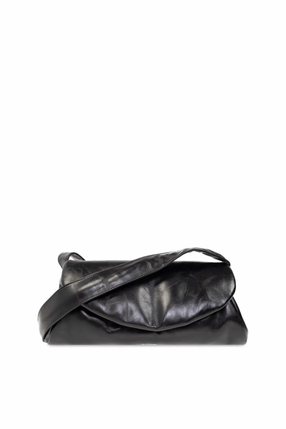 JIL SANDER CZARNY Torba na ramię ‘Cannolo Grande’