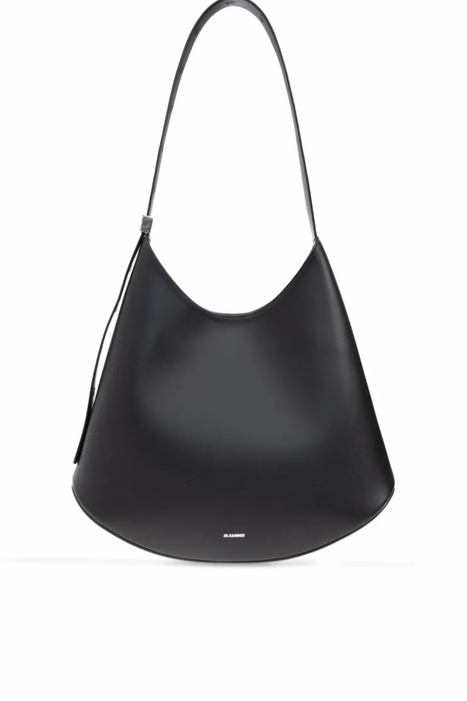 JIL SANDER CZARNY Torba na ramię `Eldorado Medium`