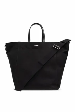 JIL SANDER+ CZARNY Torba typu `shopper`