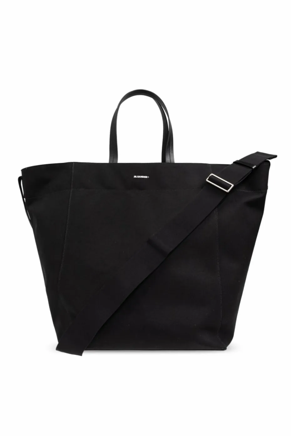 JIL SANDER+ CZARNY Torba typu `shopper`