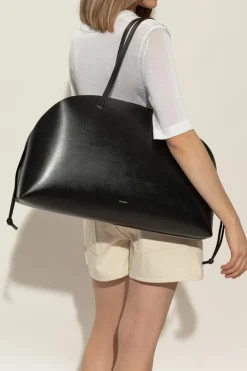 JIL SANDER CZARNY Torba typu `shopper'