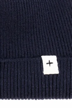 JIL SANDER+ CZARNY Wełniana czapka