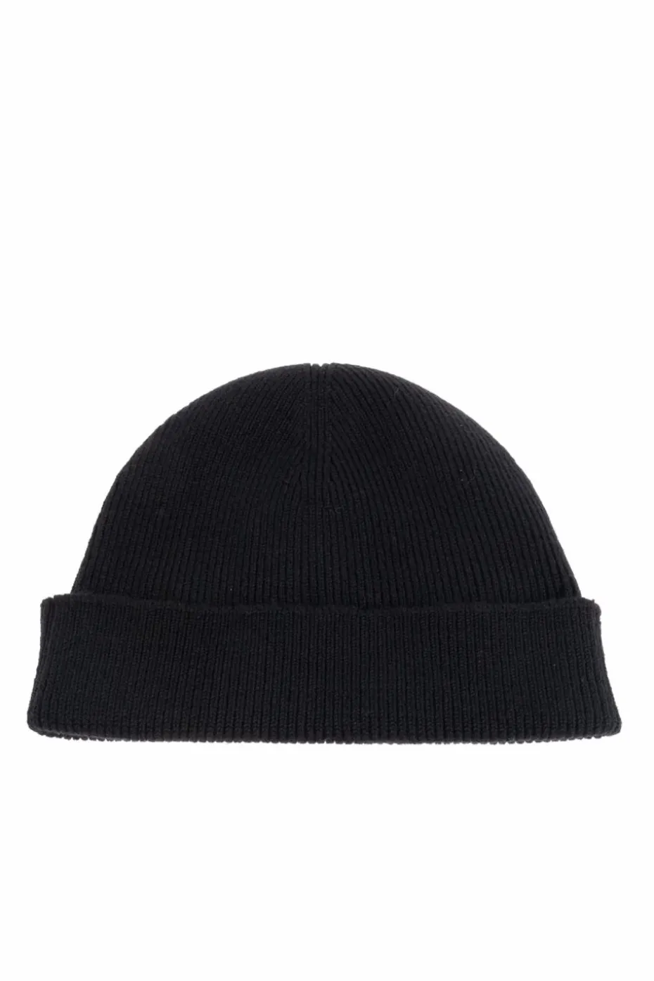 JIL SANDER+ CZARNY Wełniana czapka