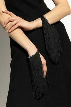 JIL SANDER CZARNY Zestaw bransoletek