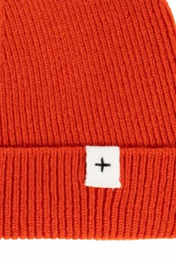 JIL SANDER+ CZERWONY Wełniana czapka