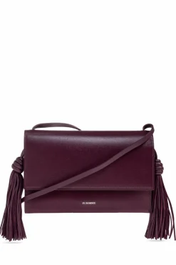 JIL SANDER FIOLETOWY Torba na ramię