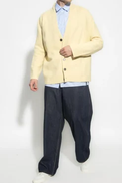 JIL SANDER jasnoniebieski Bawełniana koszula z logo