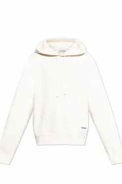 JIL SANDER+ kremowy Bluza z logo