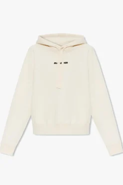 JIL SANDER+ kremowy Bluza z logo