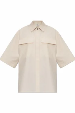 JIL SANDER+ kremowy Koszula z kieszeniami