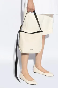 JIL SANDER kremowy Torba na ramię
