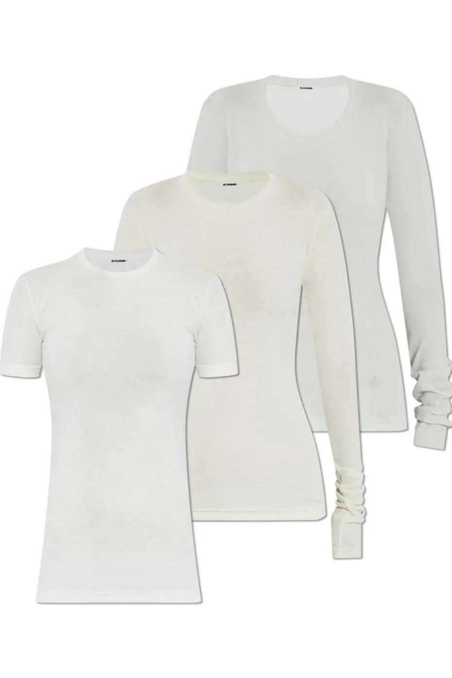 JIL SANDER+ MULTIKOLOR Trójpak t-shirtów