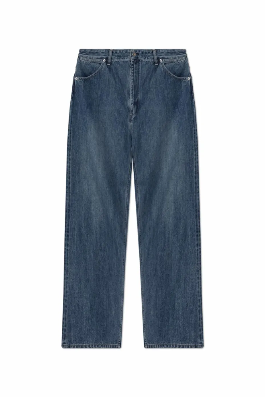 JIL SANDER+ NIEBIESKI Jeansy z logo