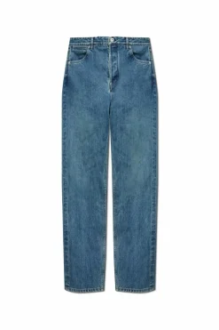JIL SANDER+ NIEBIESKI Jeansy z logo