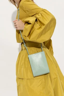 JIL SANDER NIEBIESKI Torba na ramię ‘Tangle Small’