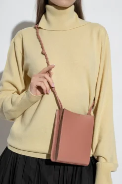 JIL SANDER RÓŻOWY Etui na telefon ‘Tangle Small’