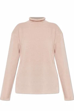JIL SANDER+ RÓŻOWY Kaszmirowy sweter