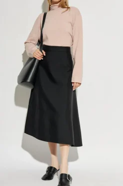 JIL SANDER+ RÓŻOWY Kaszmirowy sweter