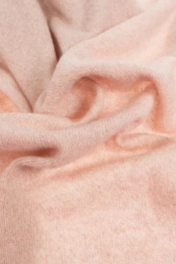 JIL SANDER+ RÓŻOWY Kaszmirowy szal