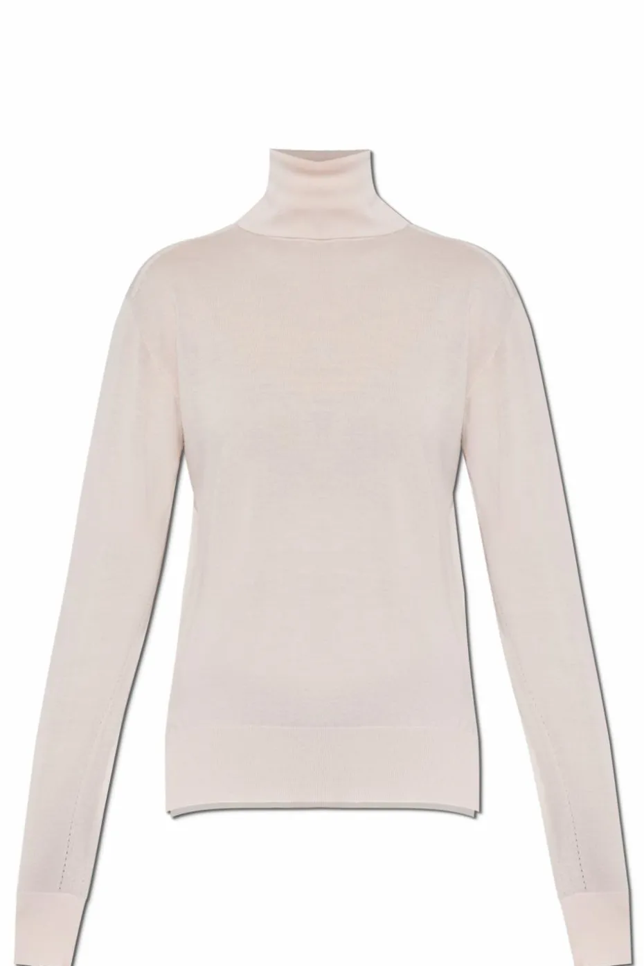 JIL SANDER RÓŻOWY Kaszmirowy golf