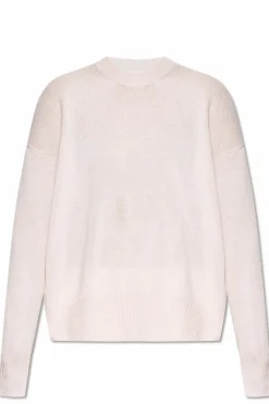JIL SANDER RÓŻOWY Kaszmirowy sweter