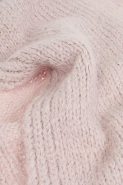 JIL SANDER+ RÓŻOWY Moherowy szal