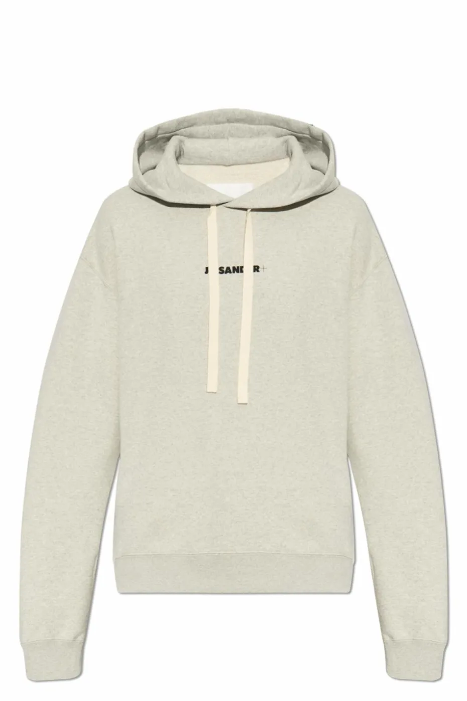 JIL SANDER+ SZARY Bluza z kapturem