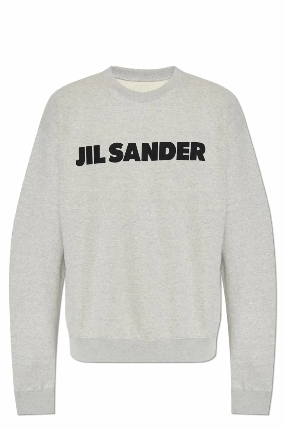 JIL SANDER SZARY Bluza z logo