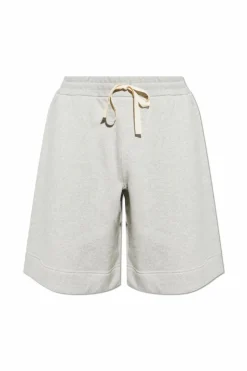 JIL SANDER+ SZARY Szorty z logo