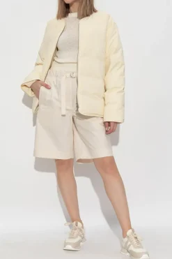 JIL SANDER+ ŻÓŁTY Kurtka puchowa