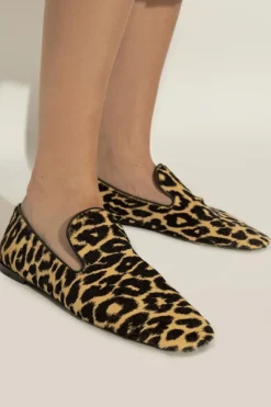 JIL SANDER ŻÓŁTY Skórzane buty
