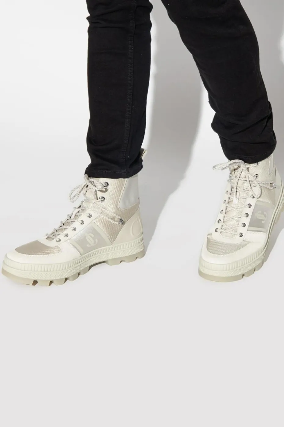 Jimmy Choo beżowy Buty za kostkę ‘Normandy’
