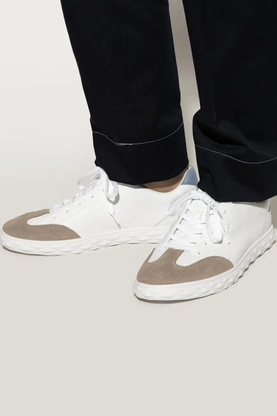 Jimmy Choo BIAŁY Buty sportowe `Diamond`