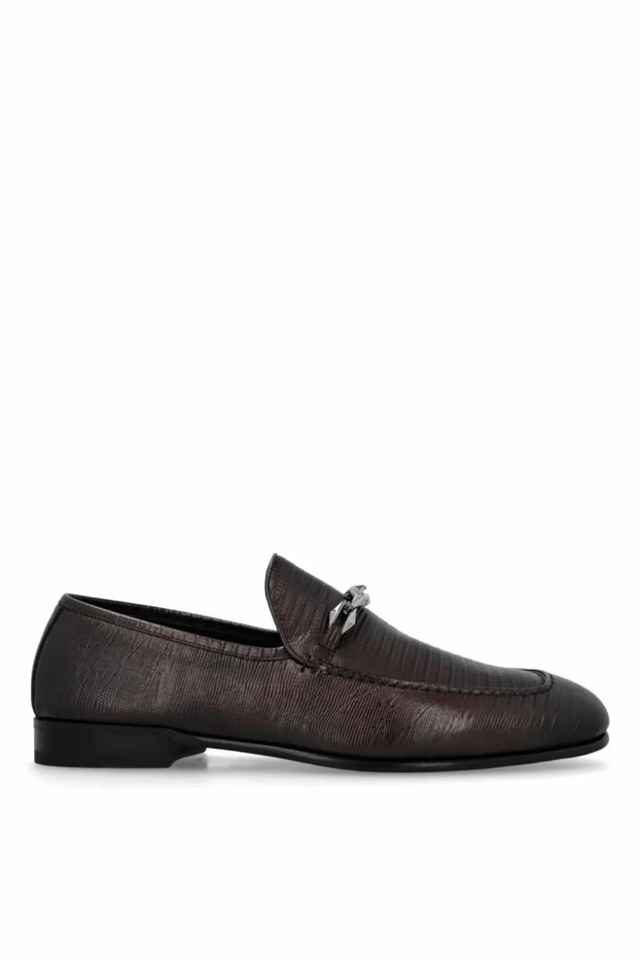 Jimmy Choo BRĄZOWY Buty `Marti` typu `loafers`