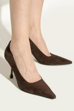 Jimmy Choo BRĄZOWY Buty na obcasie