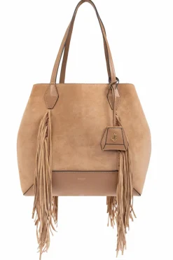 Jimmy Choo BRĄZOWY Torba `Diamond` typu `shopper`