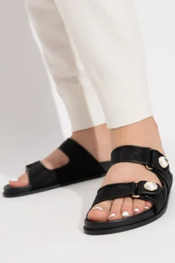 Jimmy Choo CZARNY Klapki `Fayence`