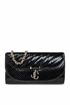 Jimmy Choo CZARNY Kopertówka `Curve`