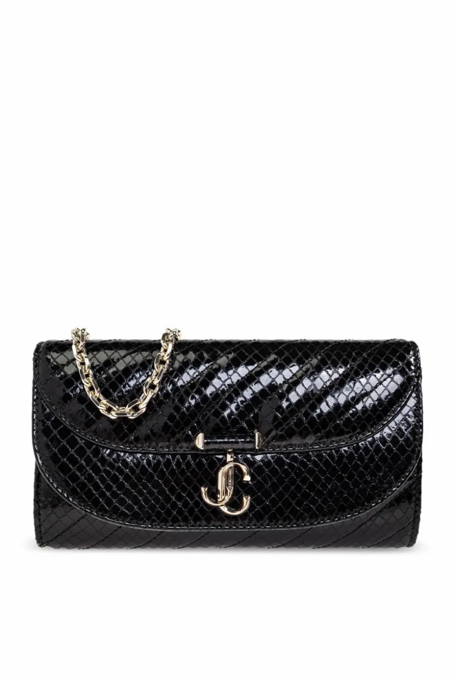 Jimmy Choo CZARNY Kopertówka `Curve`