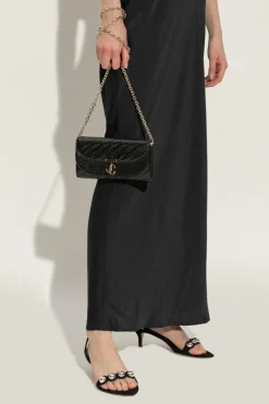 Jimmy Choo CZARNY Kopertówka `Curve`
