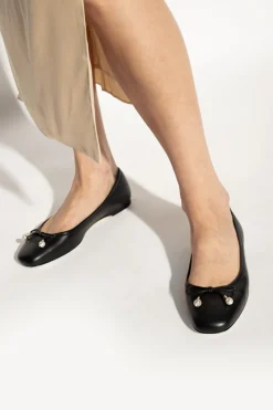 Jimmy Choo CZARNY Skórzane baleriny ‘Elme’