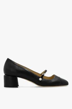 Jimmy Choo CZARNY Skórzane buty na obcasie ‘Elisa’